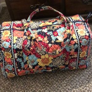 Vera Bradley colorful printed duffle bag